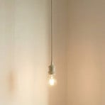 Lámpara colgante Lindby Hattie, portalámpara E27, beige, Ø 5 cm