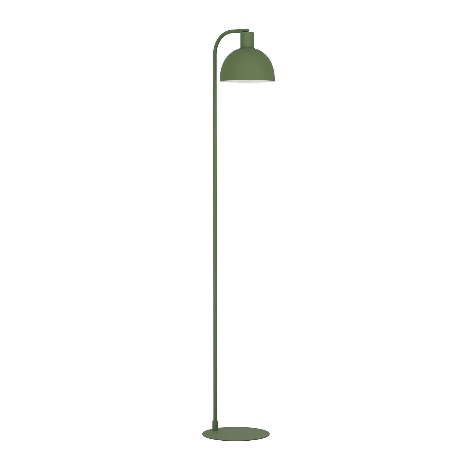 Cazalilla-lattiavalaisin, vihreä, metalli, E27, korkeus 149 cm