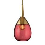 EBB & FLOW Lute S függő lámpa arany rubinpiros
