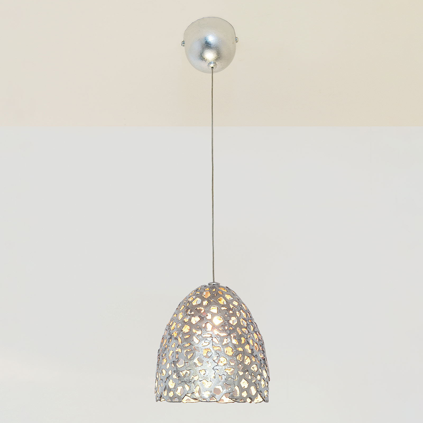 Lily Piccolo hanging light, silver