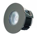 DOTLUX MULTIsun LED recessed light, round, grey