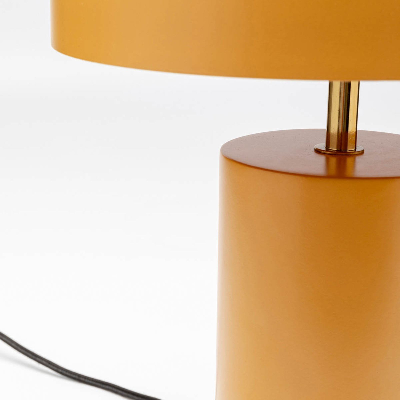 KARE table lamp Loungy, orange, steel, height 38 cm