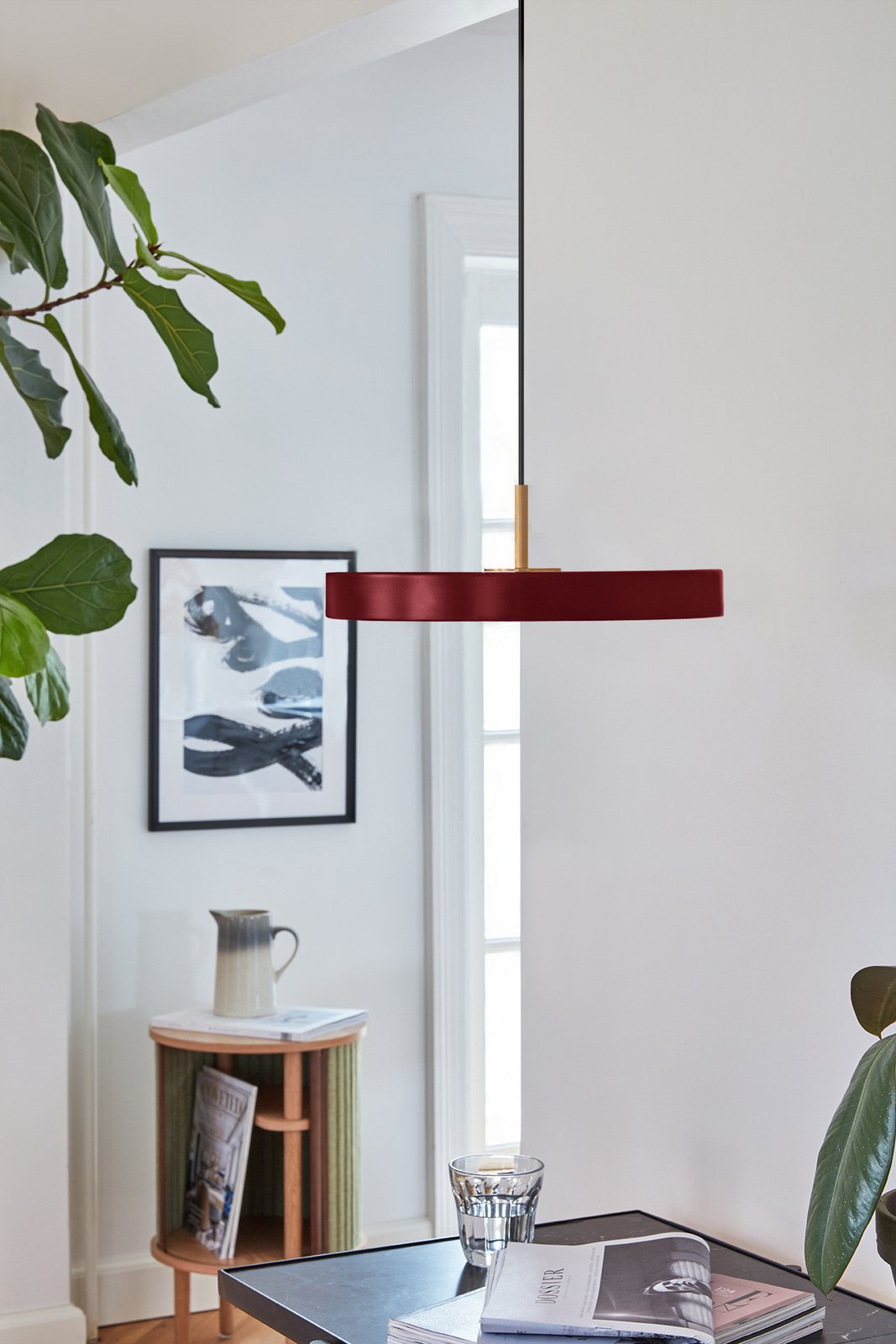 Asteria Mini Lustră Pendul Ruby Red - UMAGE