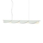 FLOS Almendra Linear LED hanging light, four-bulb