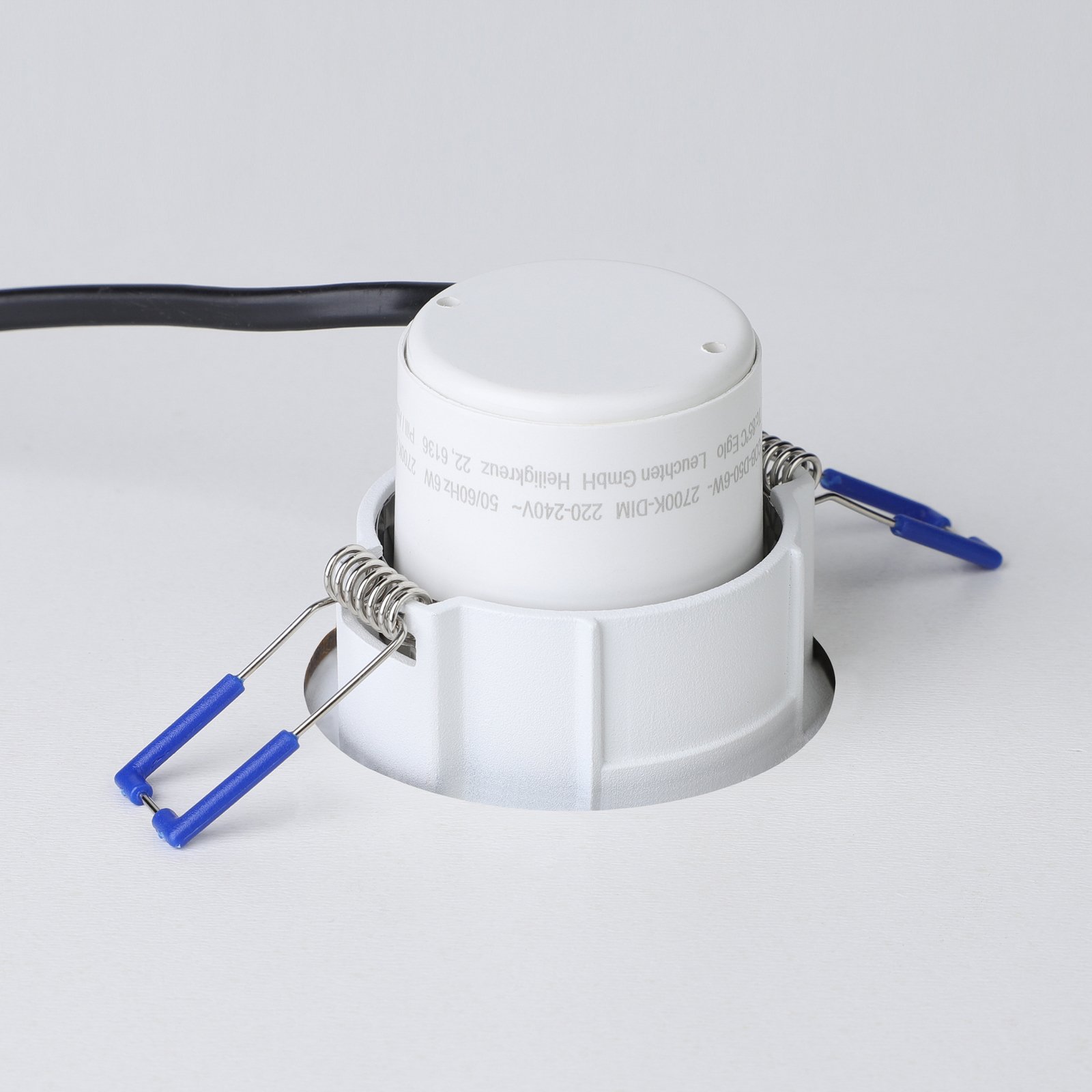 LED padziļinājumā iebūvēts prožektors Saliceto apaļš ciets 2 700K balts