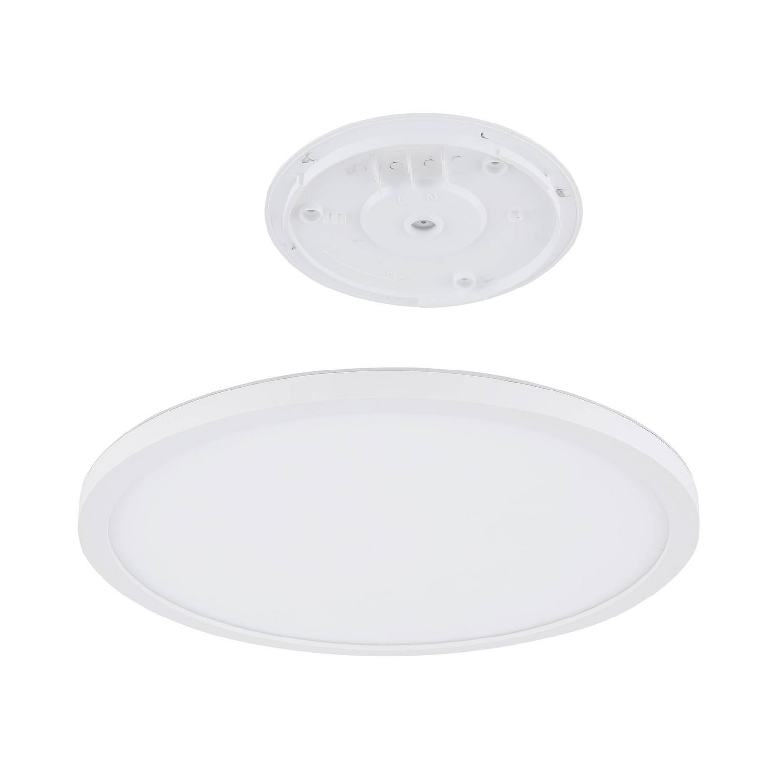 LED laevalgusti Sapana, valge, Ø 42 cm, plastik, IP44