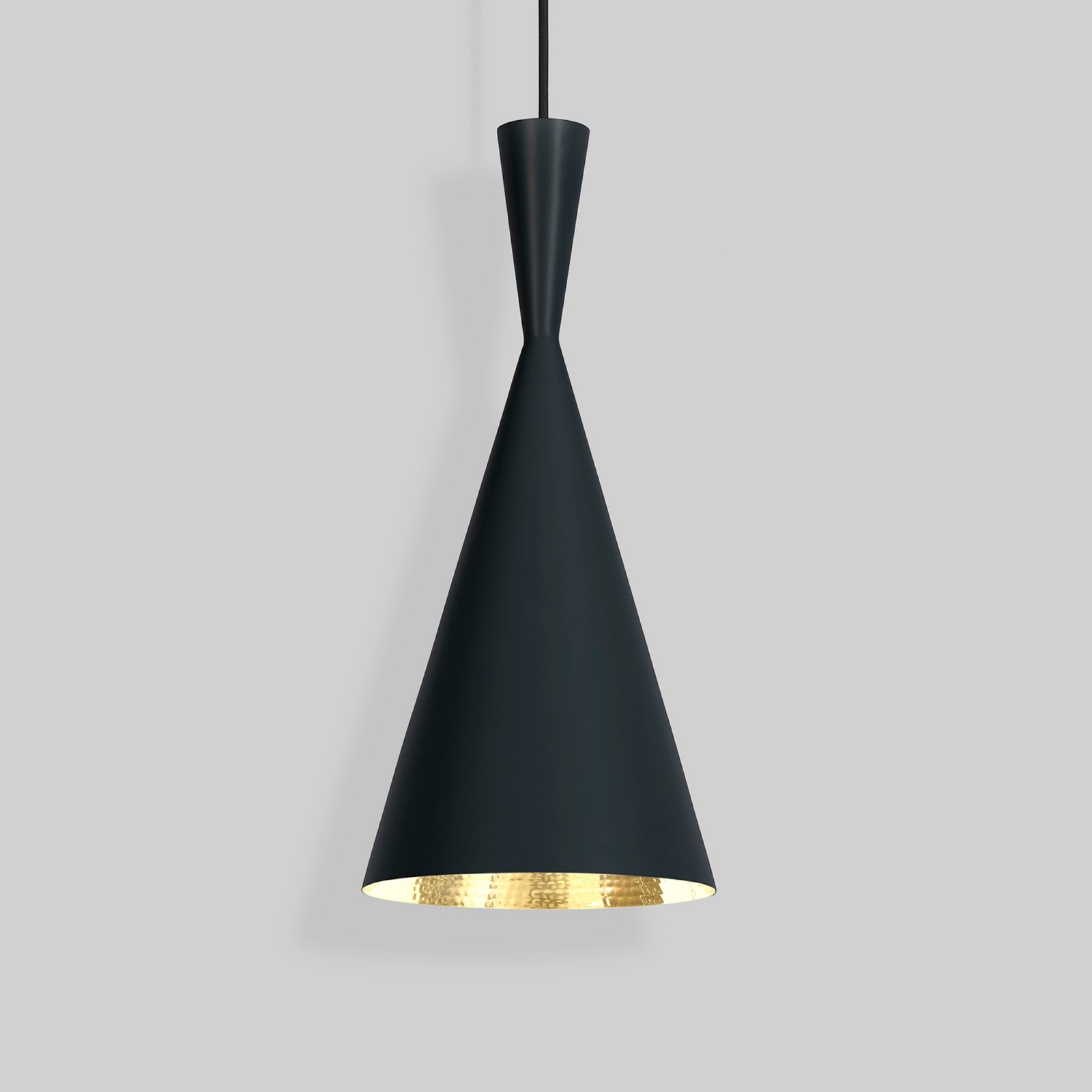 Beat Tall LED viseća lampa, crna, Ø 19 cm - Tom Dixon