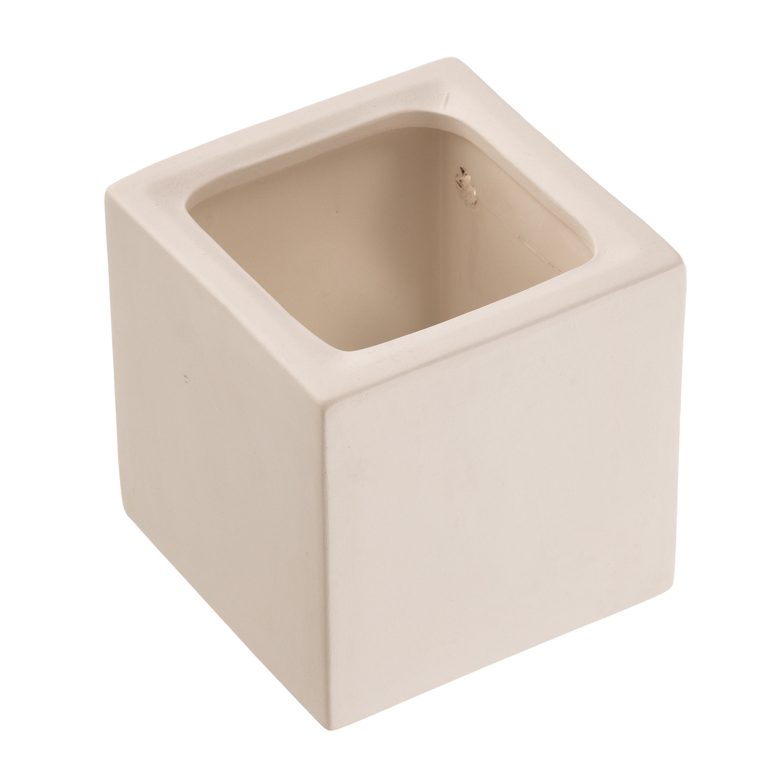 Cube væglampe up/down af keramik, hvid