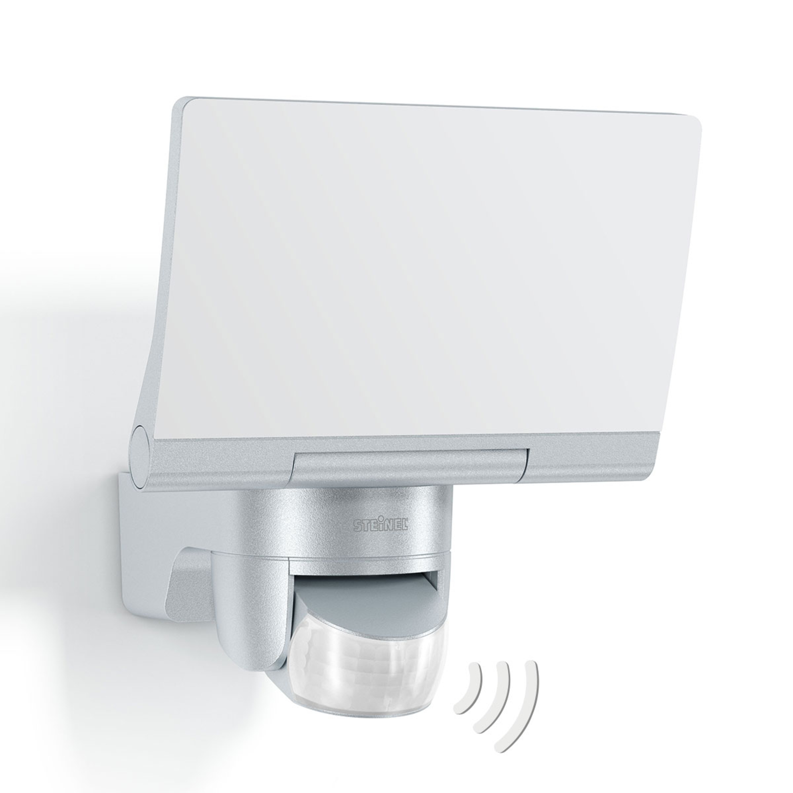 Steinel STEINEL XLED Home 2 Smart Friends spotlight silver, plastic, 14.8 W, energy efficiency: A+, W: 19.4 cm, H: 18 cm