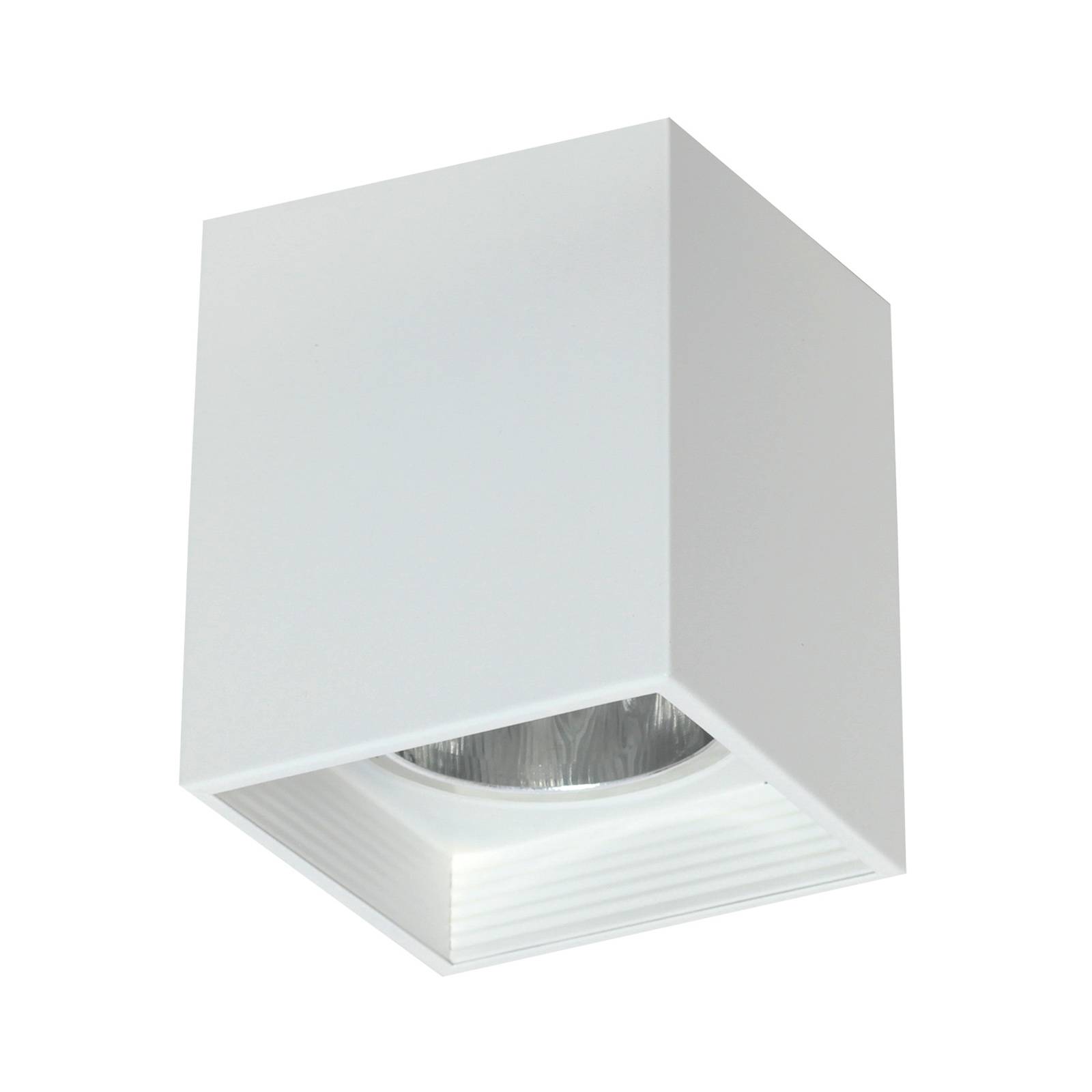 Deckenlampe Downlight square, weiß, Breite 9,2 cm