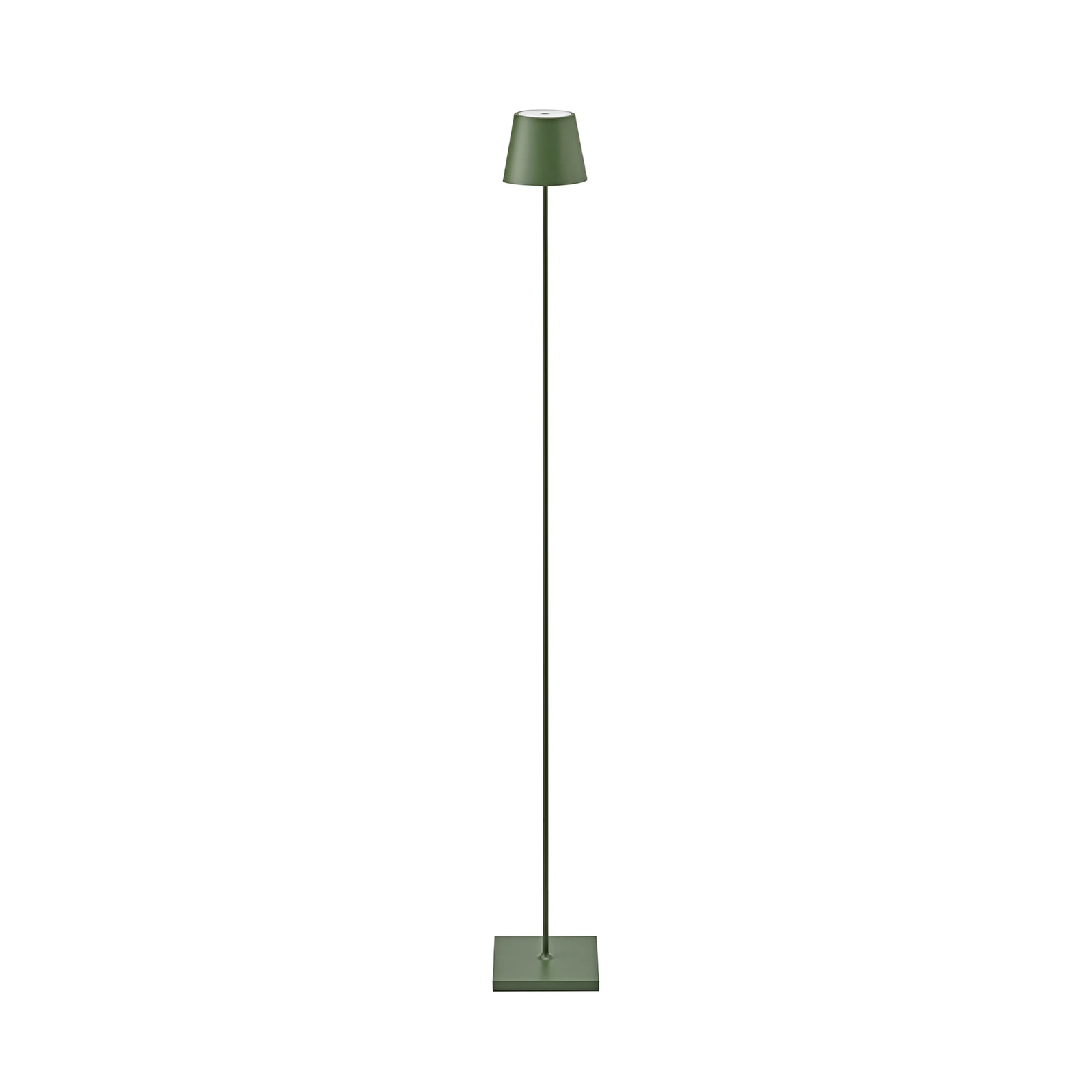 LED επαναφορτιζόμενη λάμπα δαπέδου Nuindie IP54 120 cm στρογγυλό USB-C