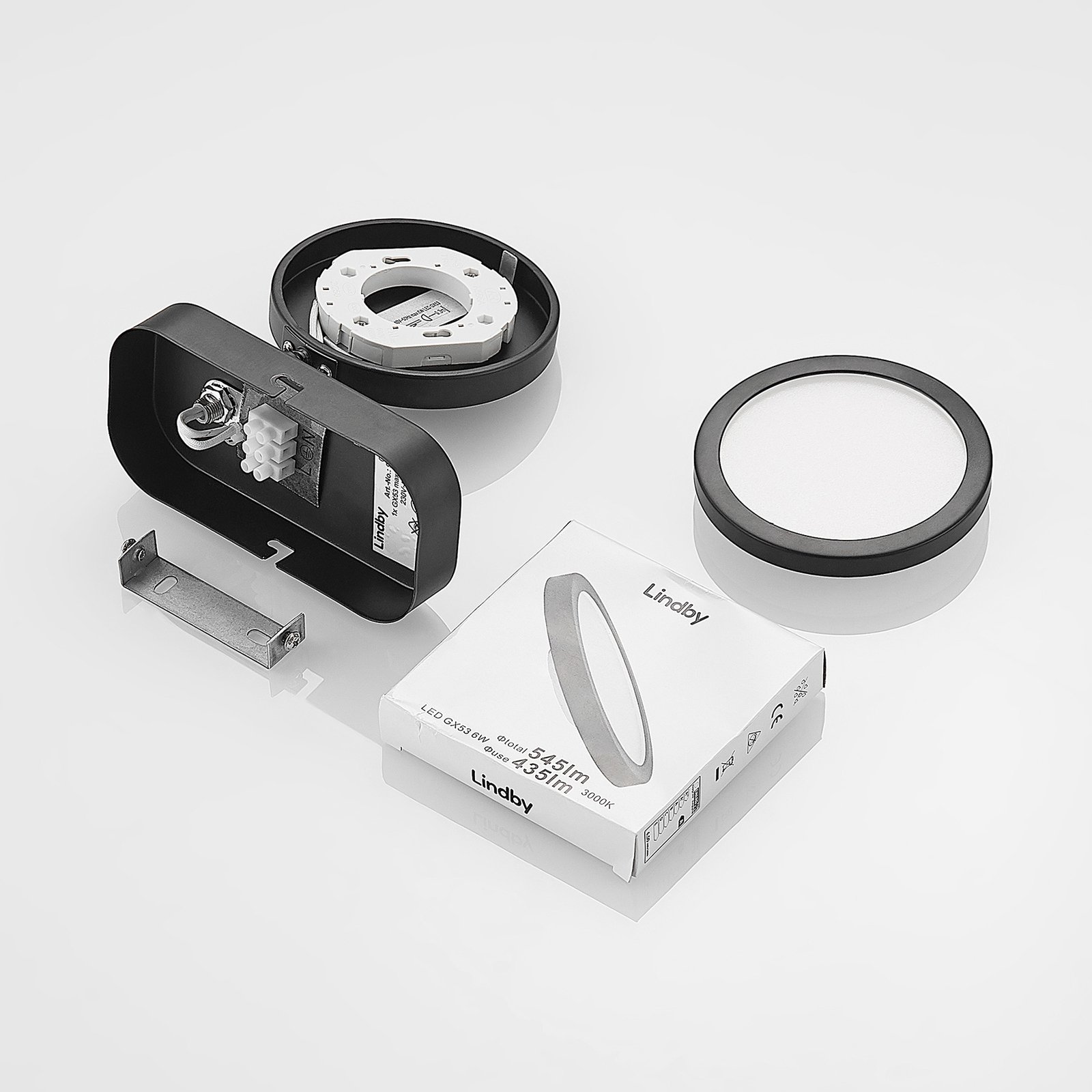 Lindby Vesim LED-Strahler, schwarz, einflammig