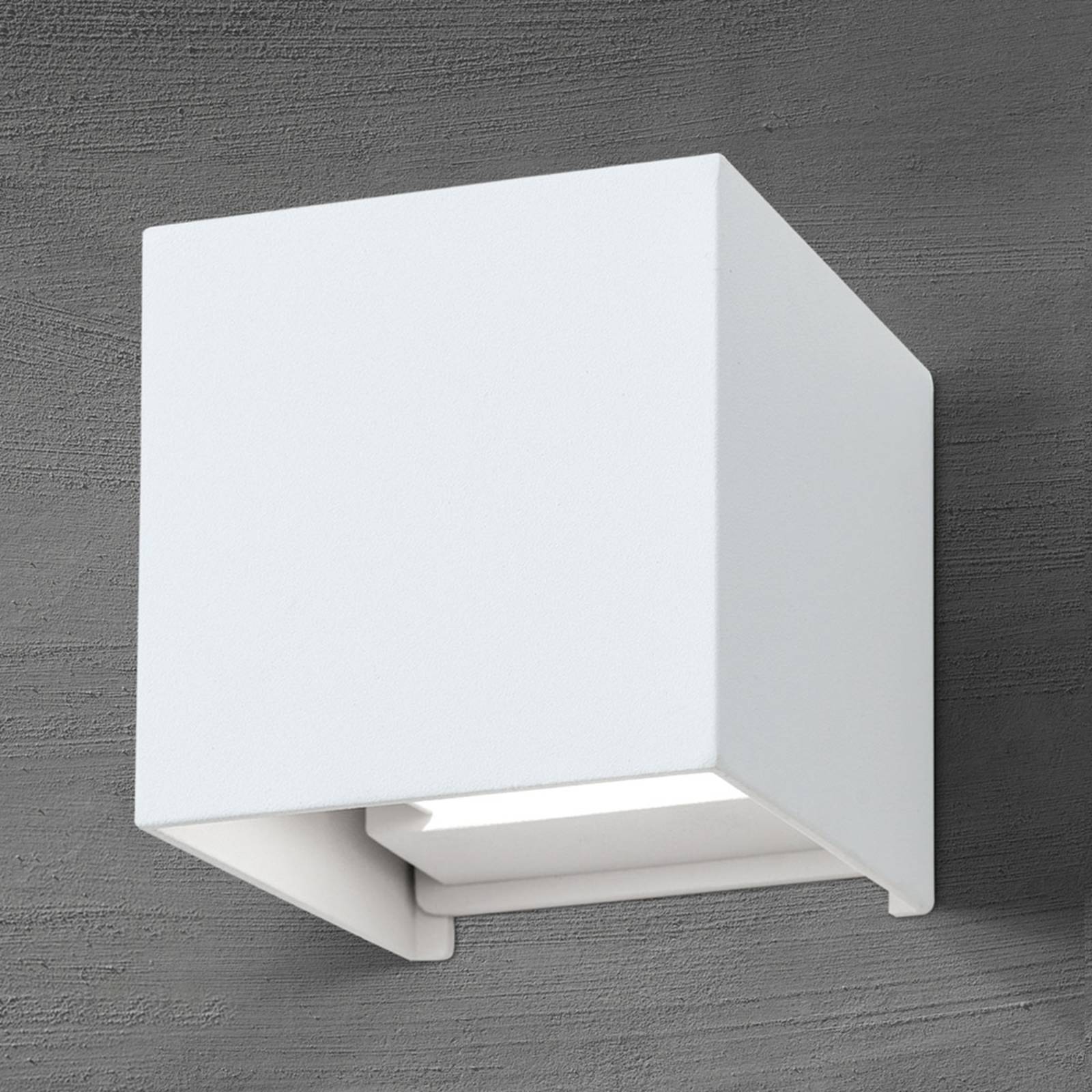 Orion Applique d’extérieur LED cubique Cube blanche