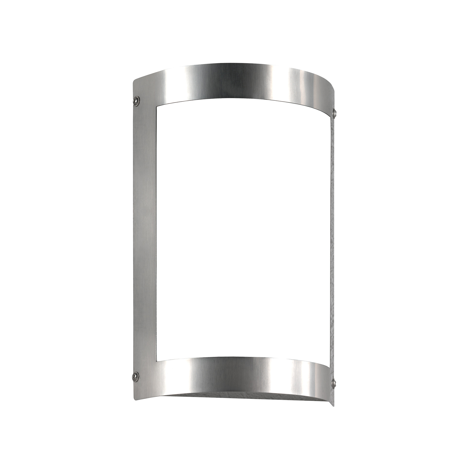 CMD Marco 3 elegant LED outdoor wall light, Stainless steel, glass, 12 W, energy efficiency: A+, W: 18 cm, H: 28 cm