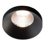 GF design Owi inbouwlamp IP54 zwart 3.000 K