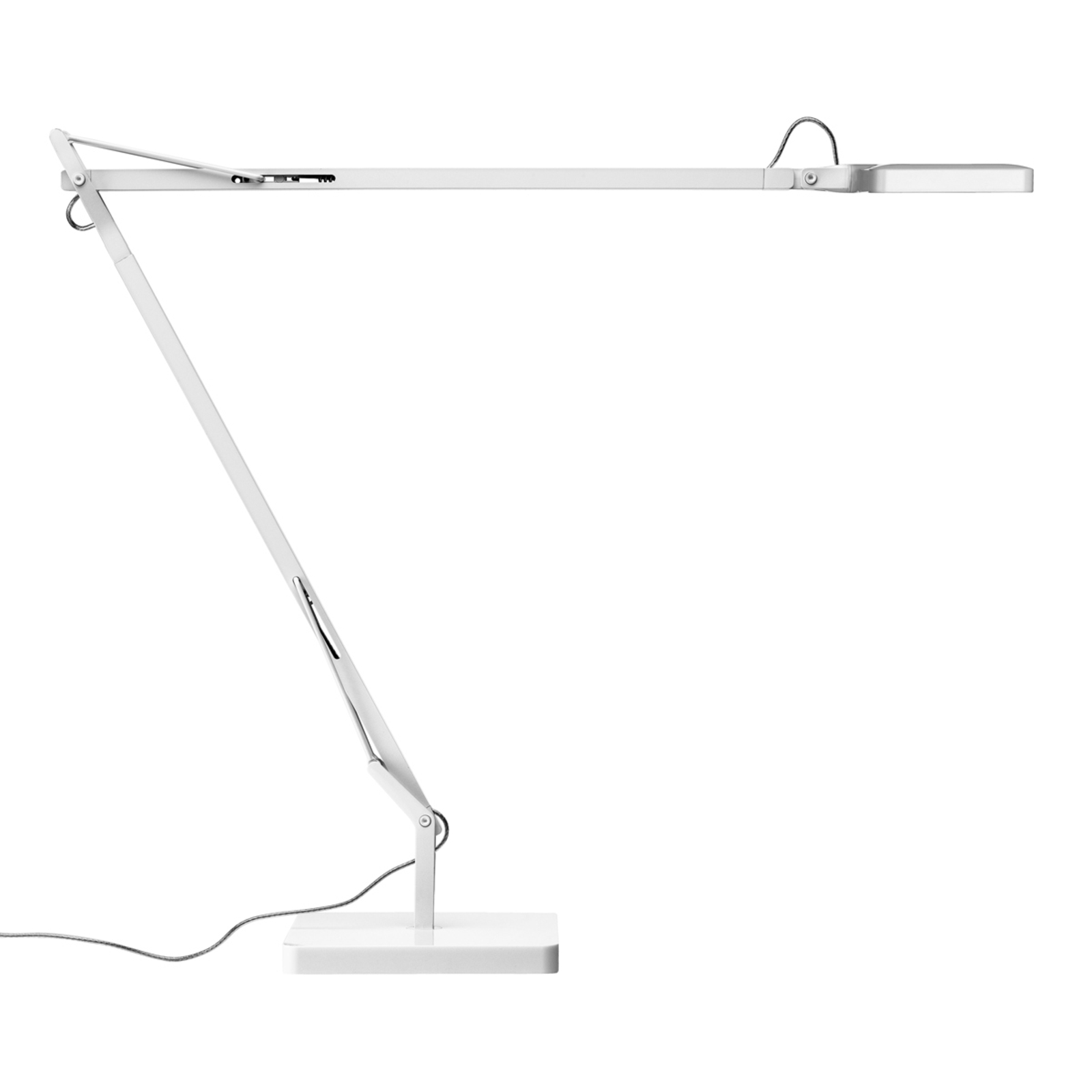 FLOS Kelvin Edge - biała lampka biurkowa LED