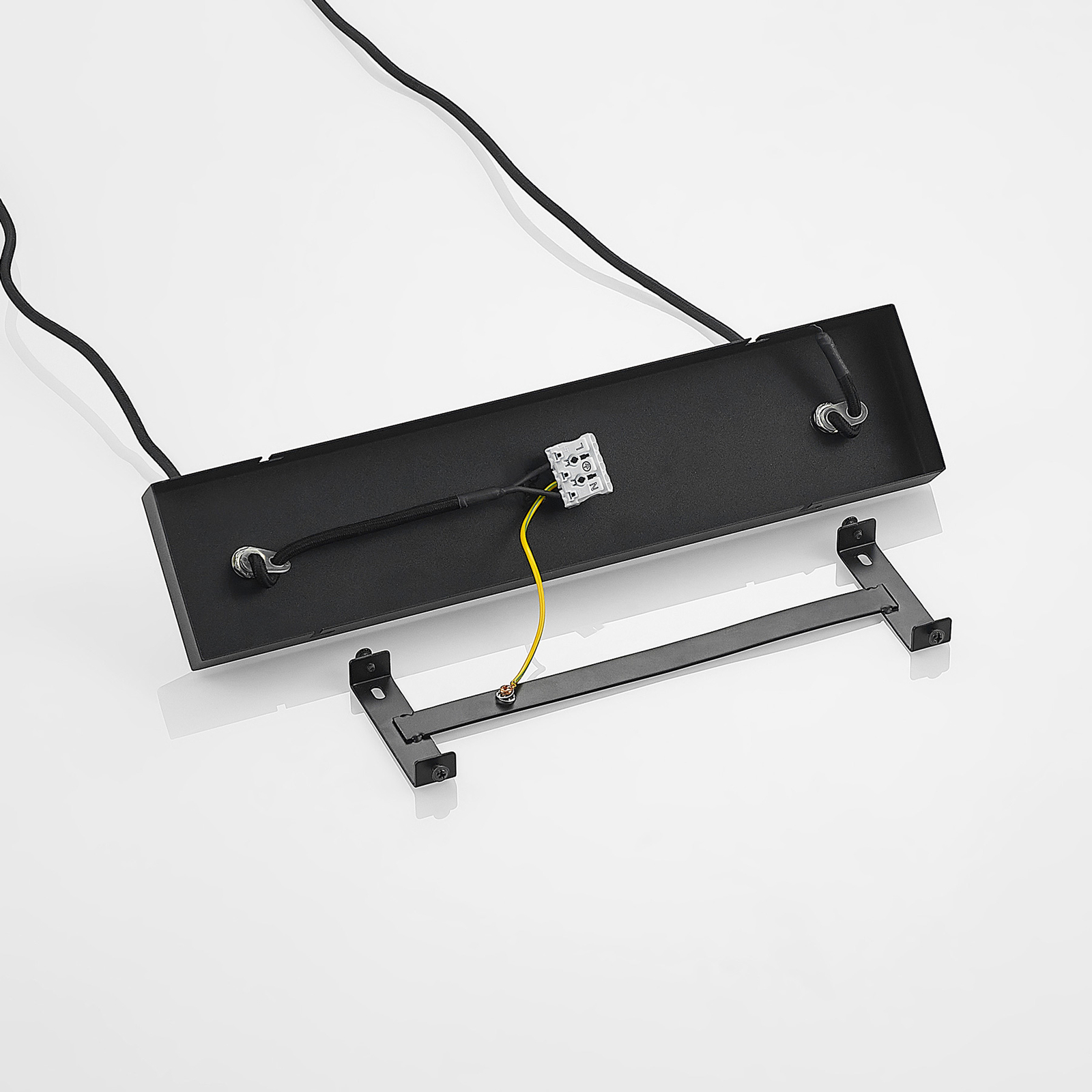 Tirzana 3 Lampada a Sospensione Black/Light Wood - Lindby