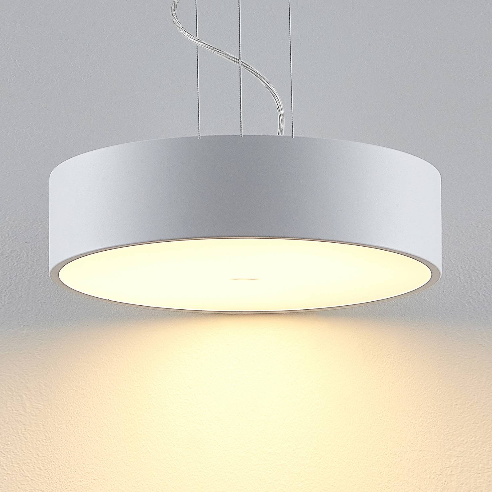 Arcchio Noabelle suspension LED, blanche, 40 cm