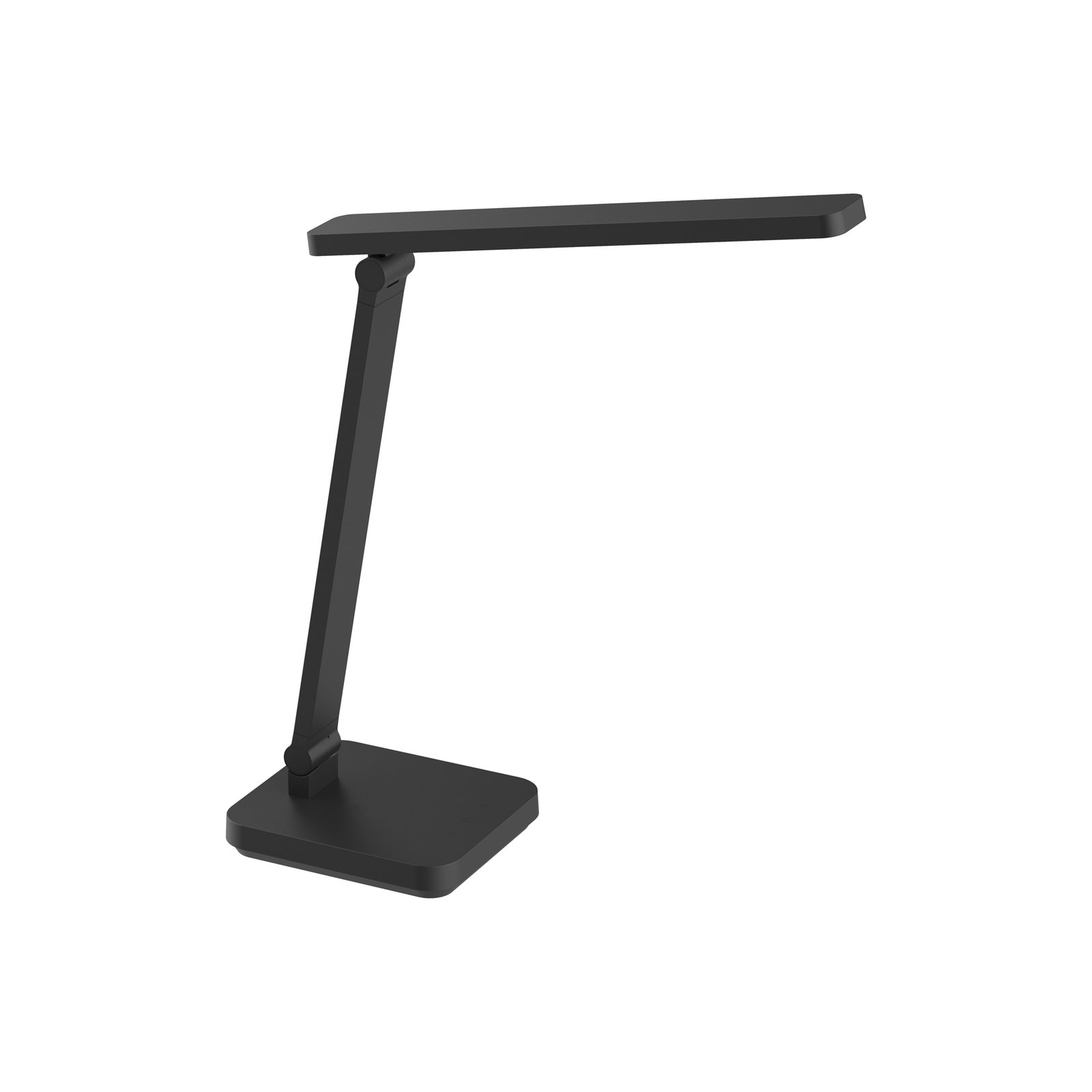 Lindby LED-es újratölthető asztali lámpa Rylas, fekete, USB, CCT