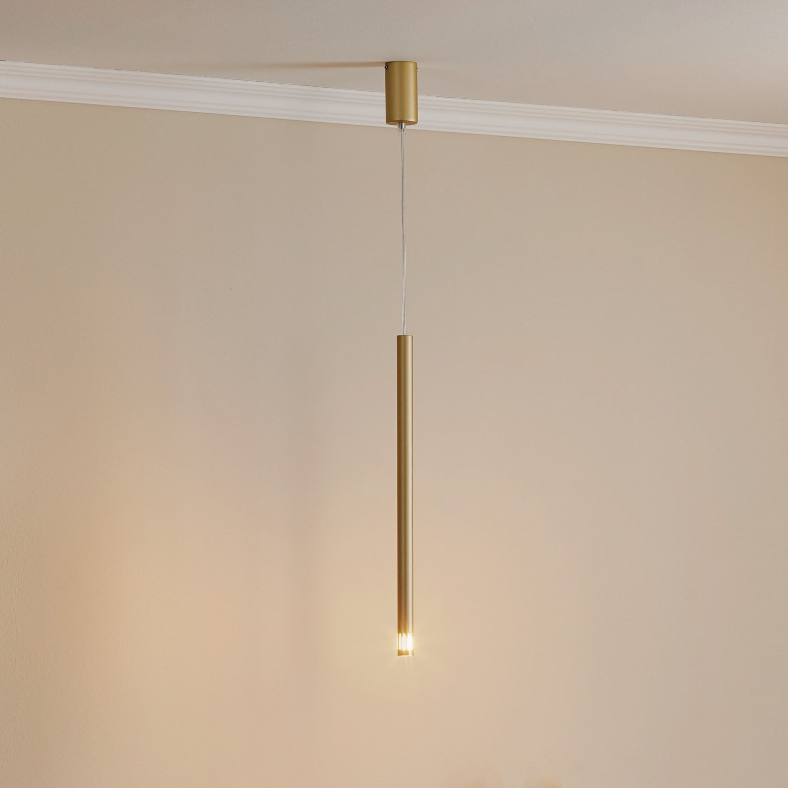 Hanglamp Sopel Laser, 1-lamp, goud