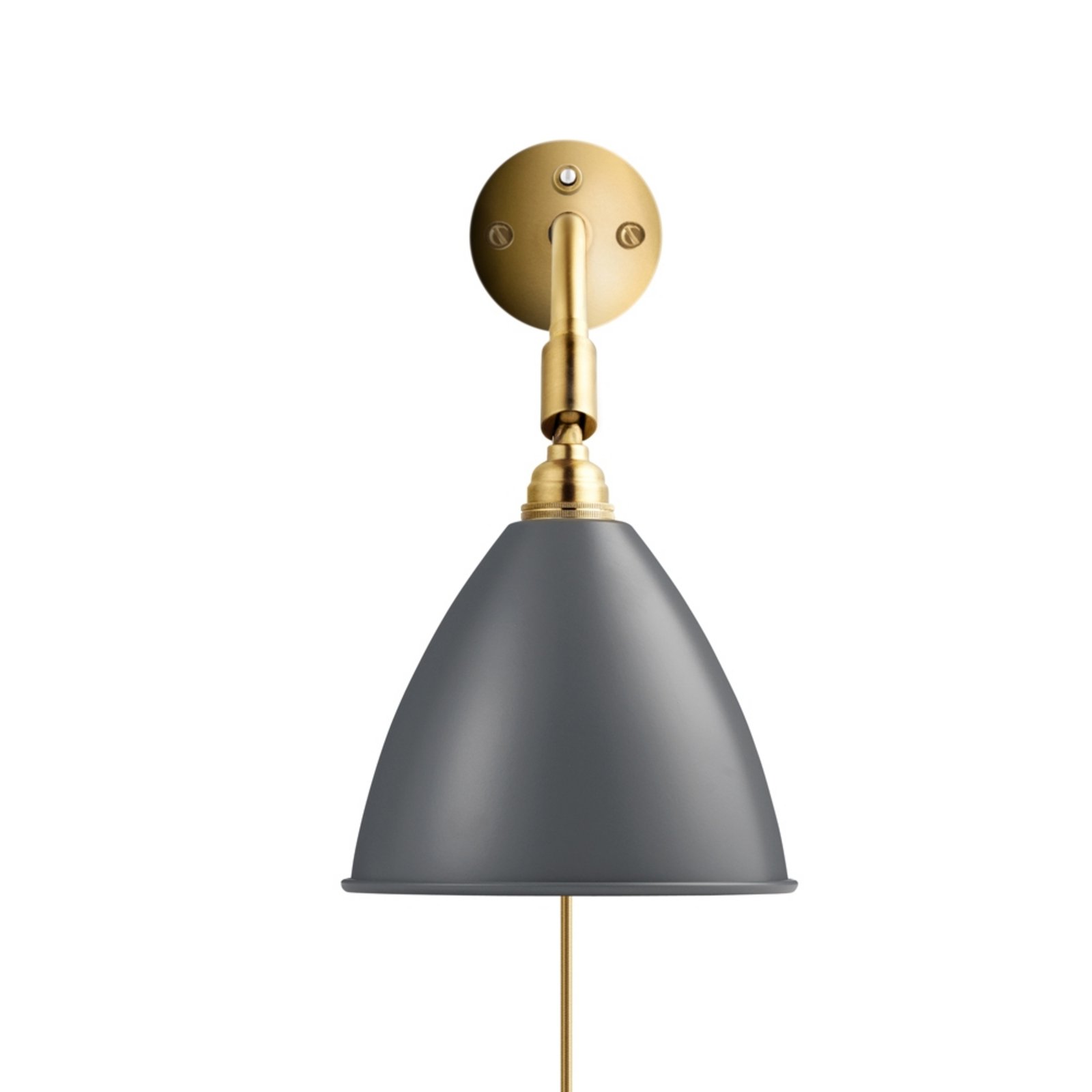 Bestlite BL7 Nástěnné Svítidlo ø16 Brass/Grey - GUBI