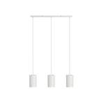 Lindby suspension Aralena, blanc, 3 lampes, métal