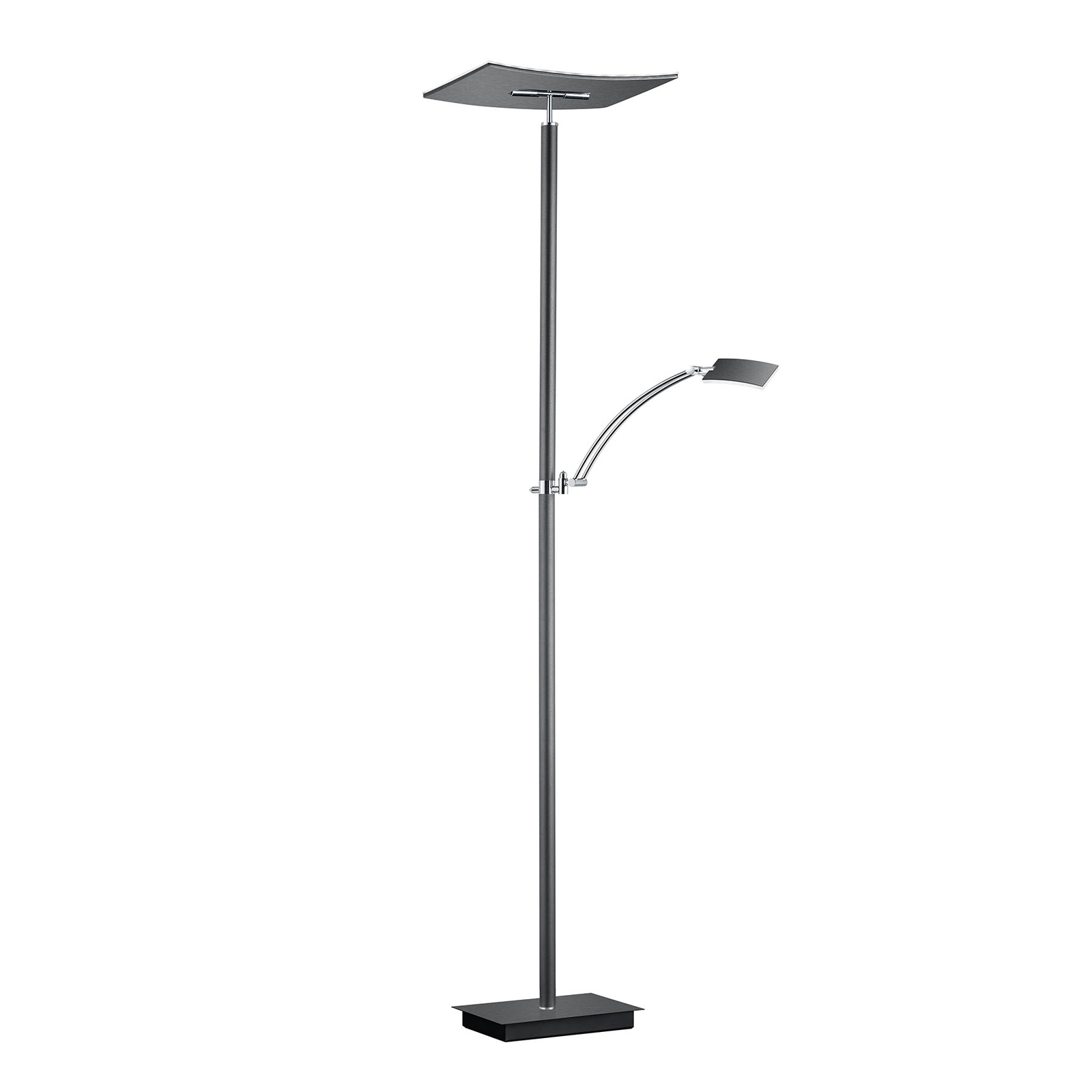 B-Leuchten Modena LED floor lamp, remote control, for Living / Dining Room, metal, 42 W, energy efficiency: A+, H: 182 cm