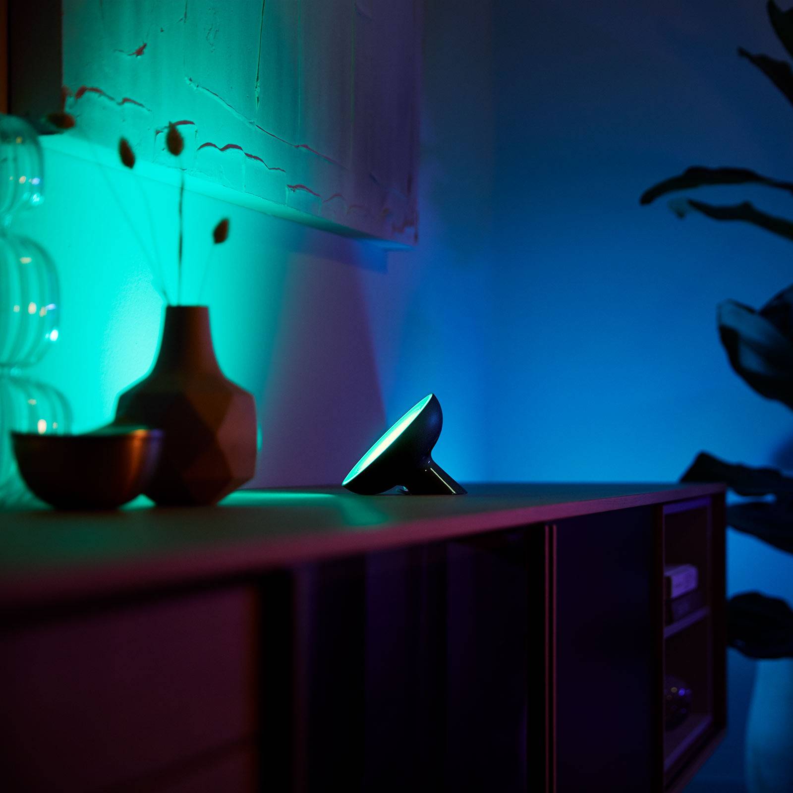 Philips Hue Bloom lampa stołowa czarna white&color