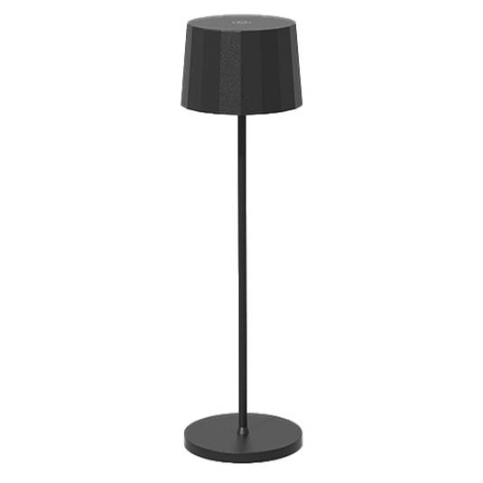 Egger Tosca LED table lamp with battery, black Lights.co.uk