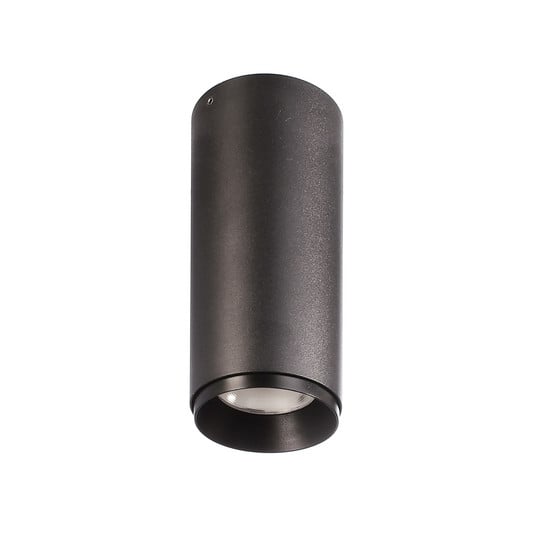 LED-Anbaudownlight Lucea 10 W schwarz