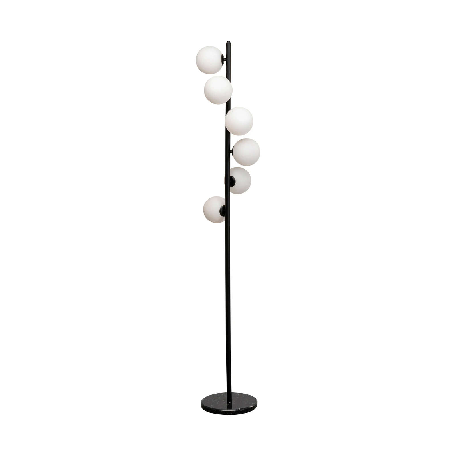 Candeeiro de pé KARE Scala Balls, preto, 160 cm, G9