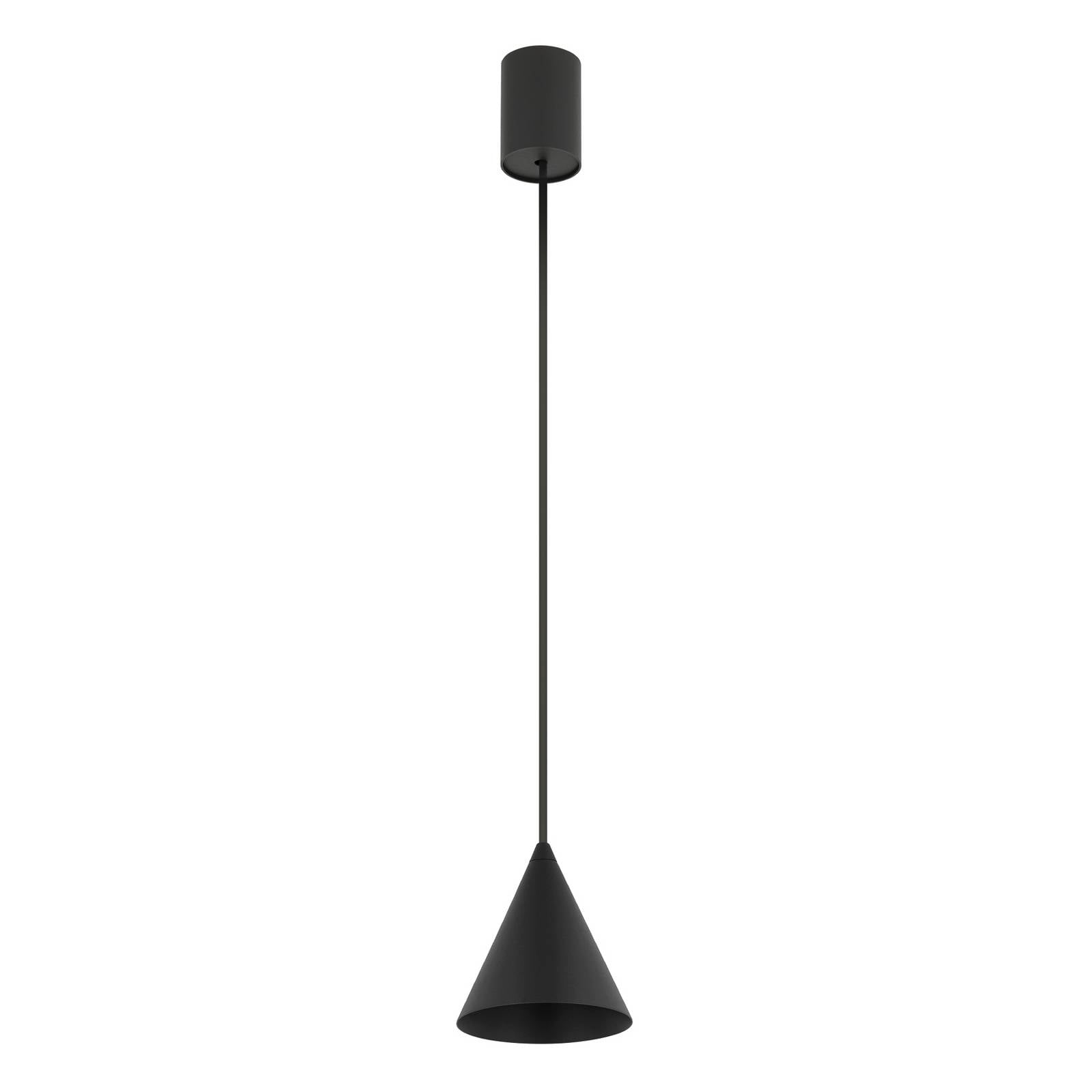 Hängeleuchte ZENITH, schwarz, Ø 11 cm, Metall, GU10