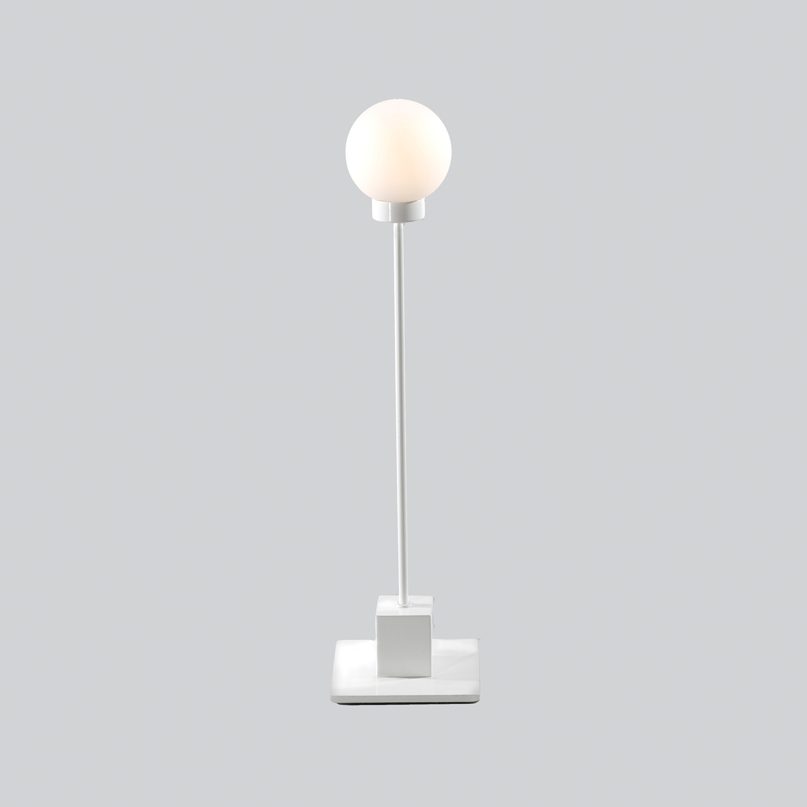 Severná stolová lampa Snowball, biela