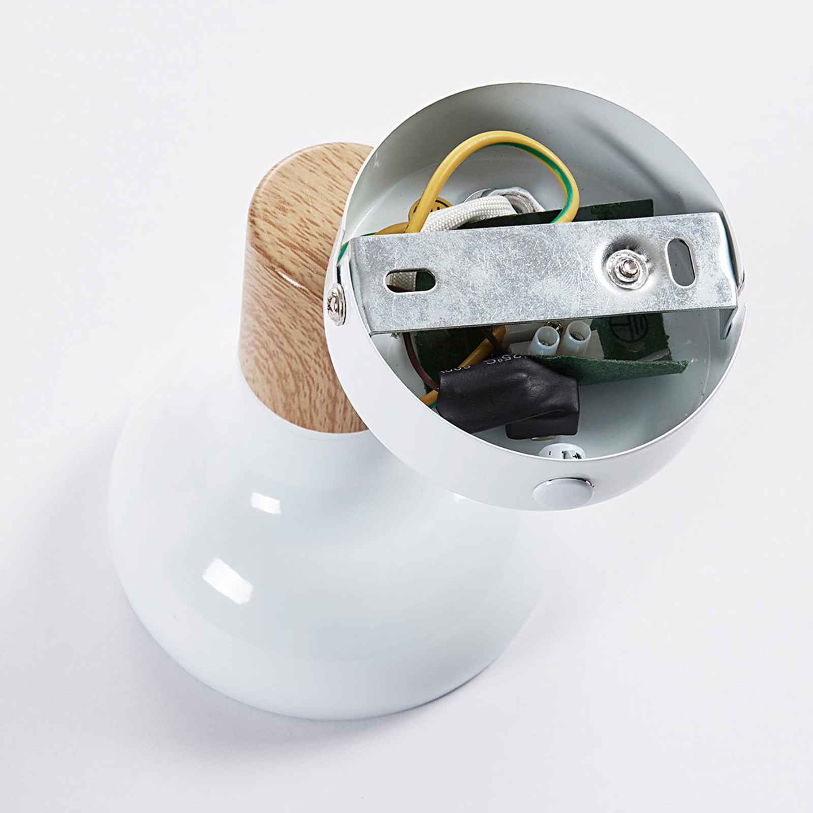 Fridolin Vegglampe White - Lindby
