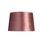 Abat-jour Lola, rouge, Ø 33 cm, velours - Watt & Veke