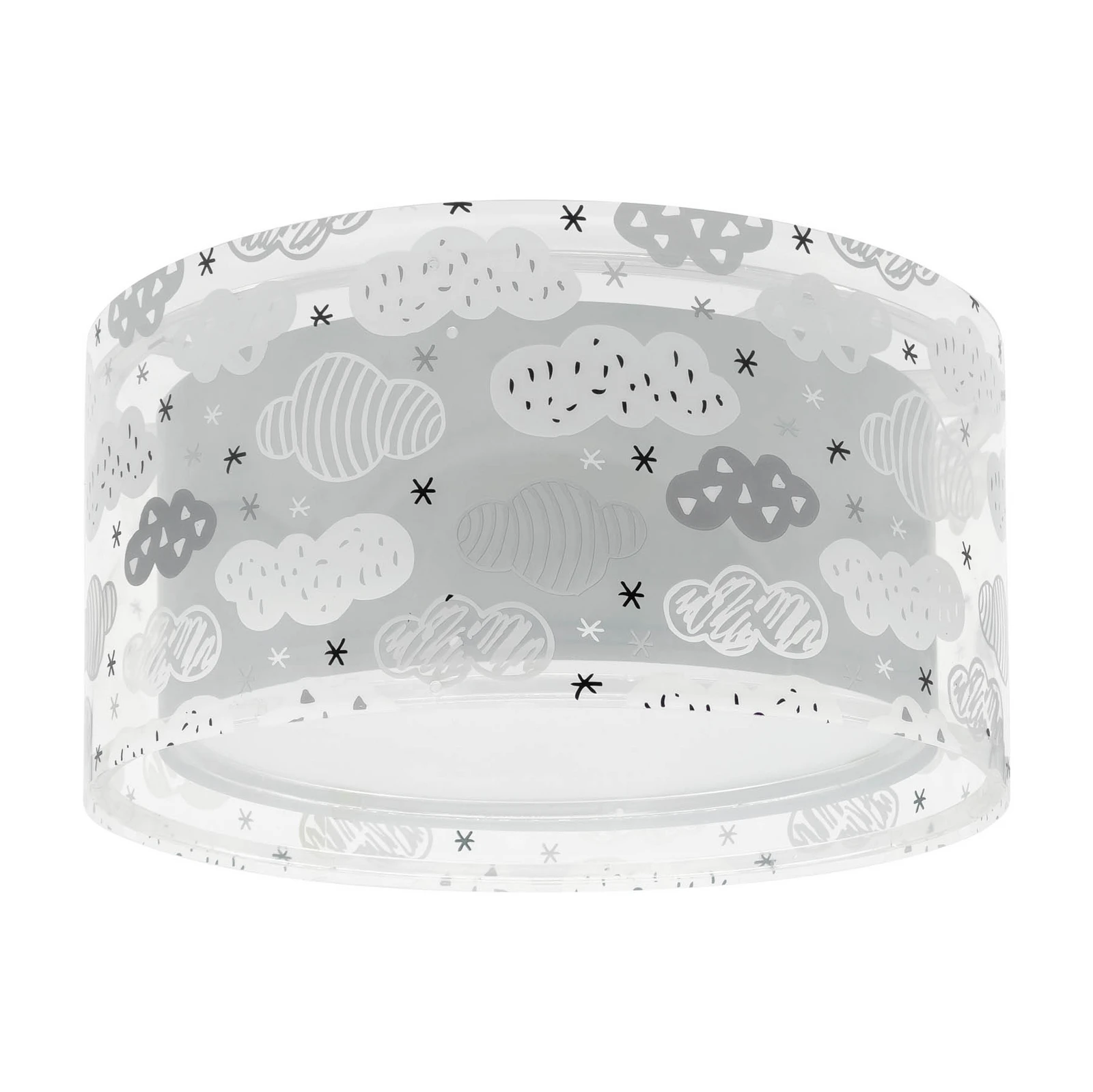 Candeeiro de teto Dalber CLOUD GREY, Ø 33 cm, cinzenta