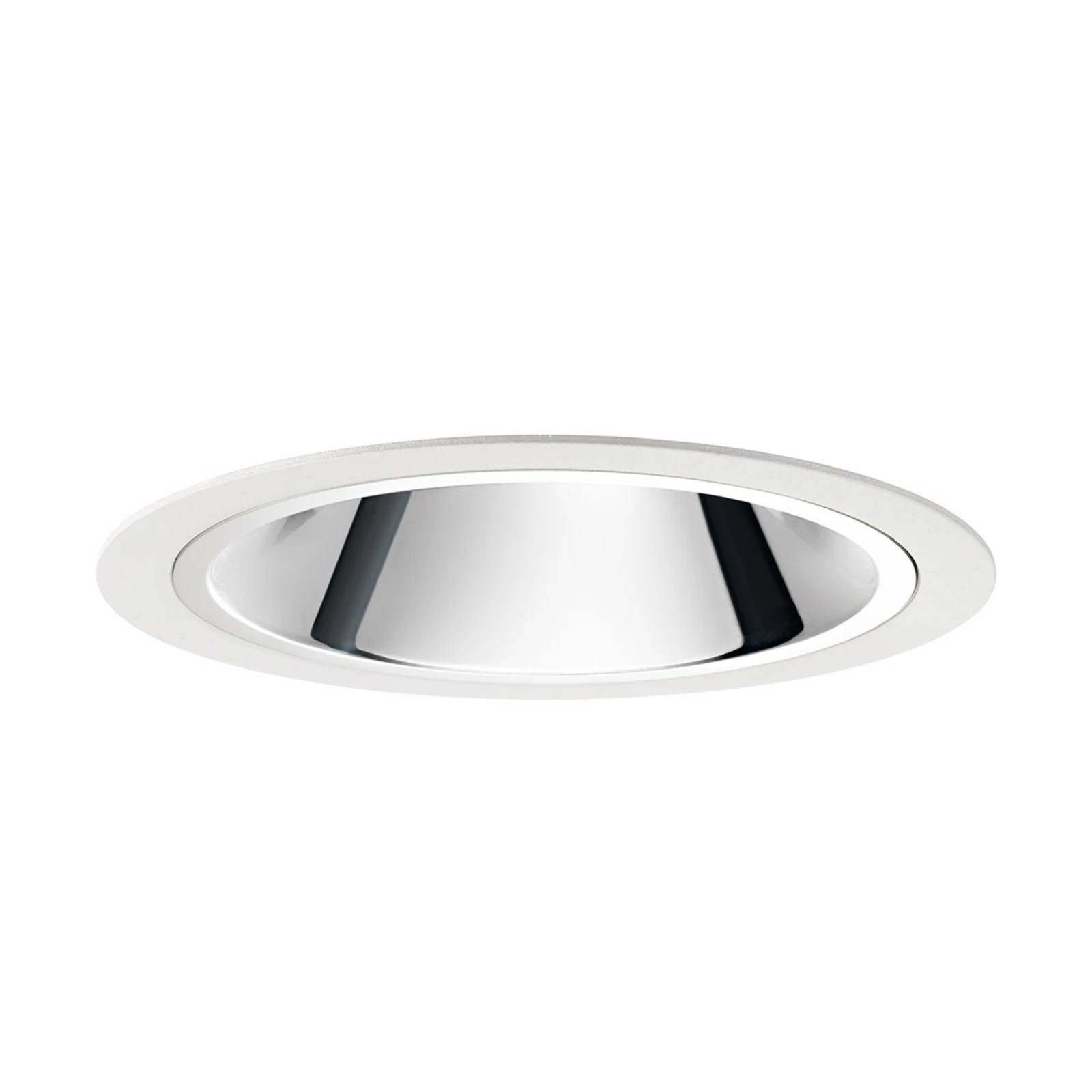 Egger DLS φωτιστικό εσοχής Centro, λευκό, Ø 11,5 cm, 3.000 K 75°