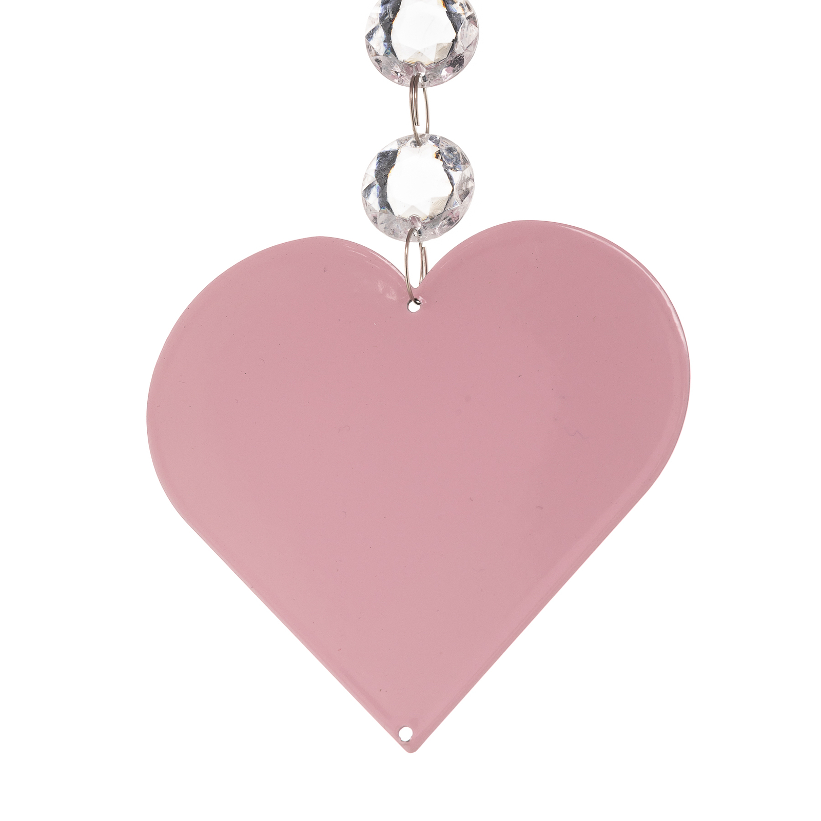 Plafondlamp Corazon in pink met harten