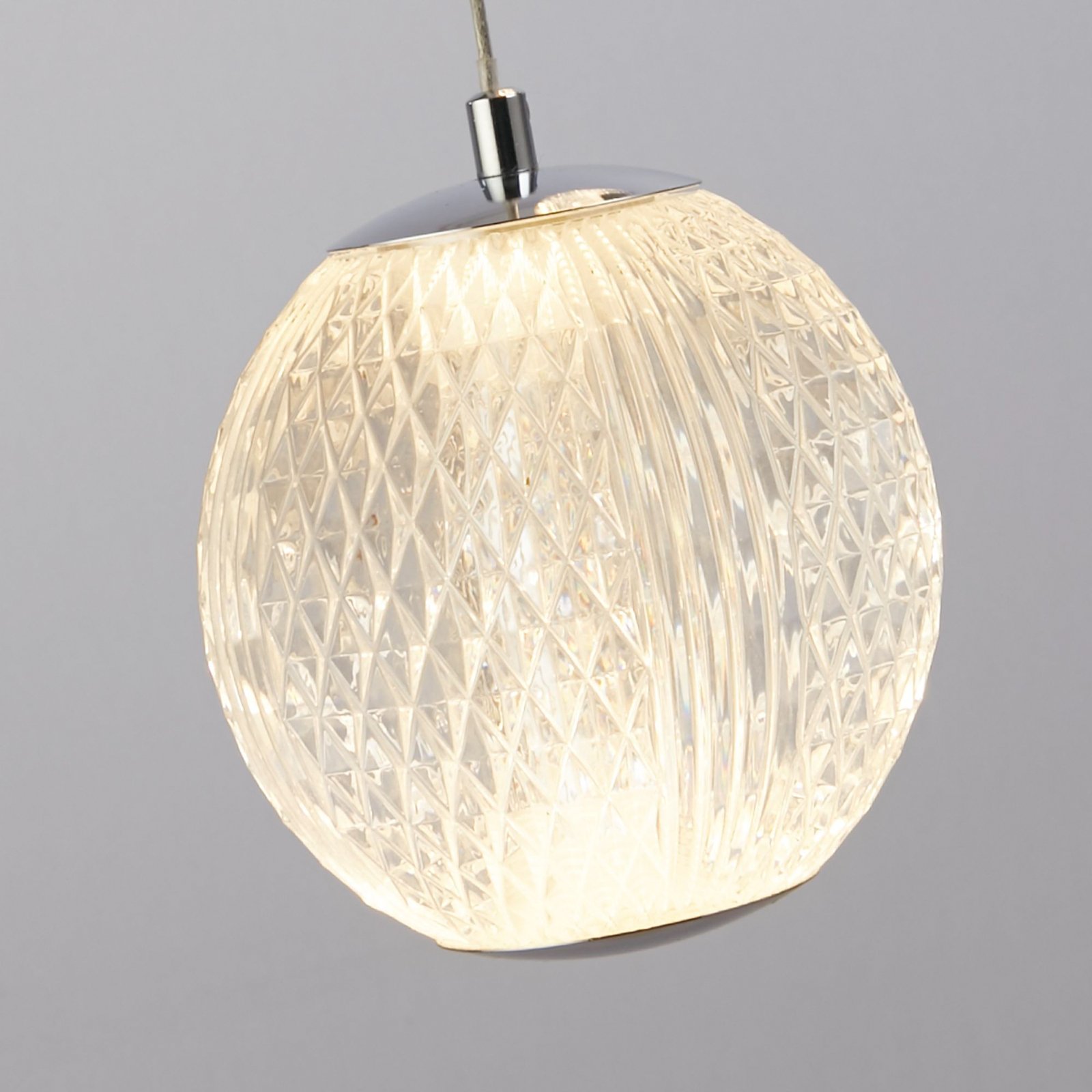 Allure LED viseća svjetiljka, okrugla, 5 žarulja