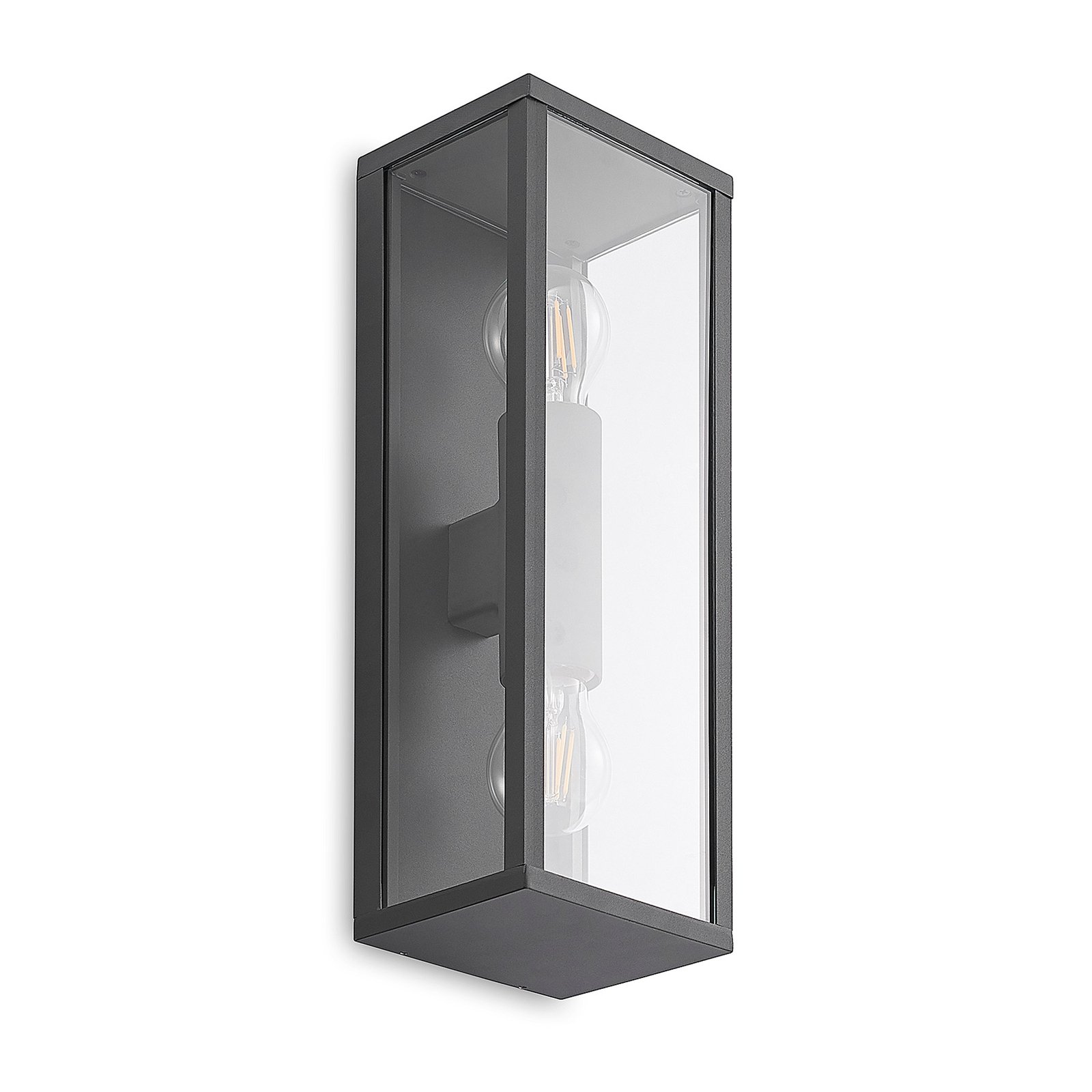Peldar 2 Outdoor Wall Lamp Dark Grey - Lindby