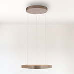 Lámpara colgante LED Paul Neuhaus Q-Stretto, bronce, 60 cm