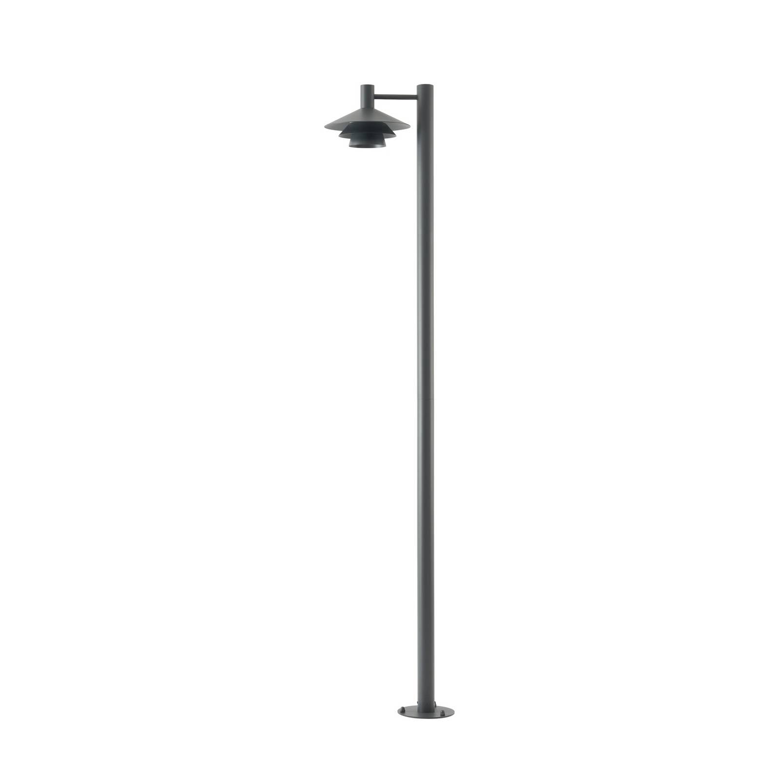 Lucande LED-Außenleuchte Montaro, anthrazit, 220 cm, IP54