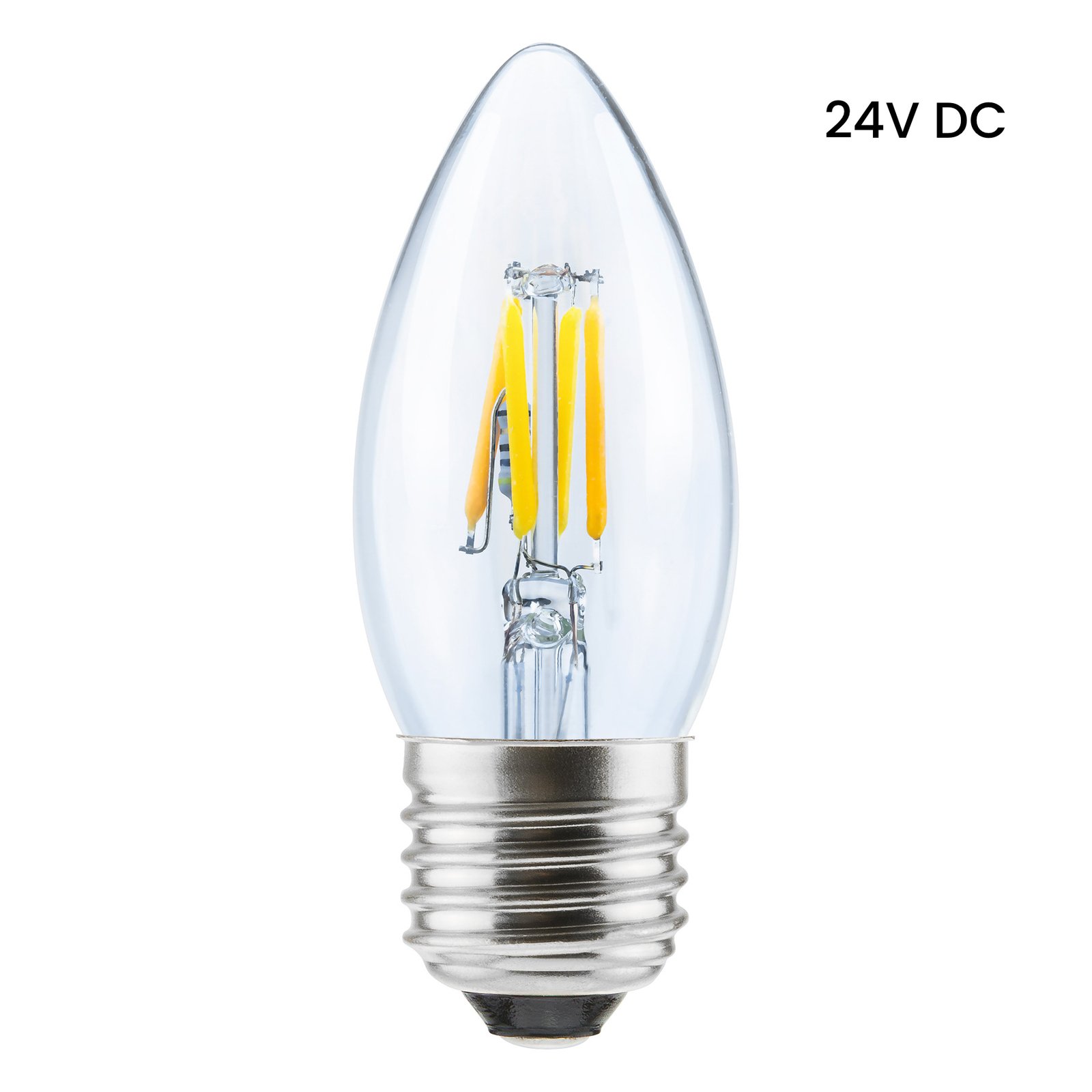 SEGULA LED-kynttilä E27 3W 927 filamentti ambient