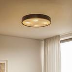 Envostar Kerio ceiling lamp, Ø 57.5 cm, wenge