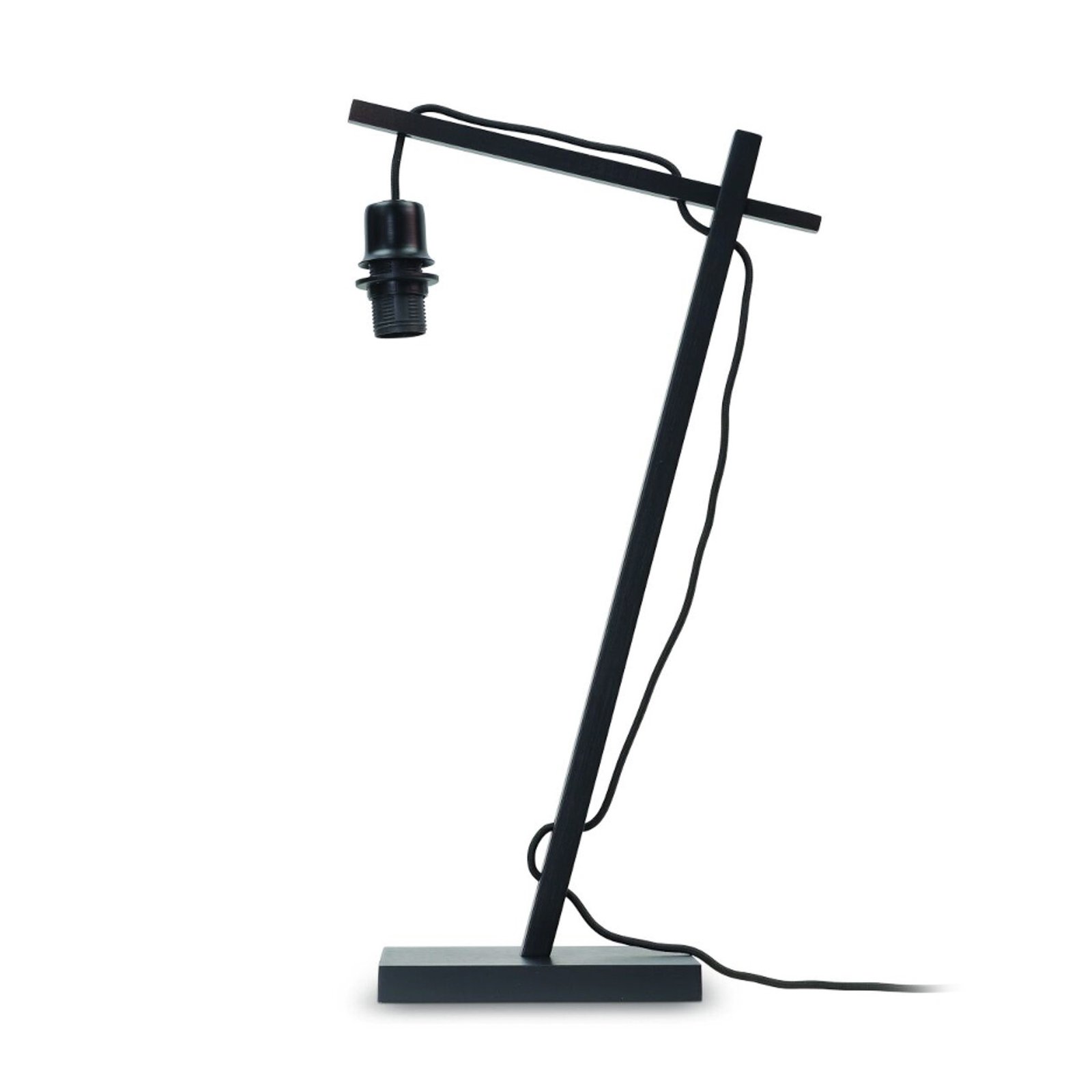GOOD & MOJO Java stolová lampa, 18 x 15 cm, čierna