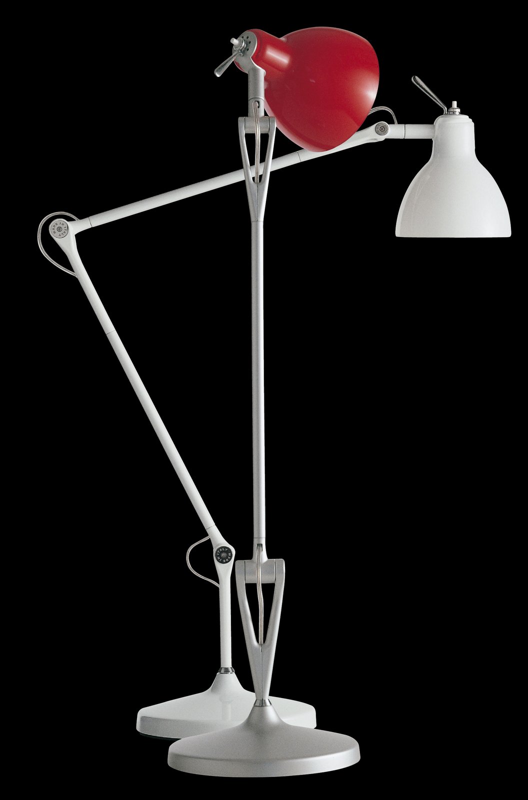 Luxy T2 Stolní Lampa White/Gloss White - Rotaliana