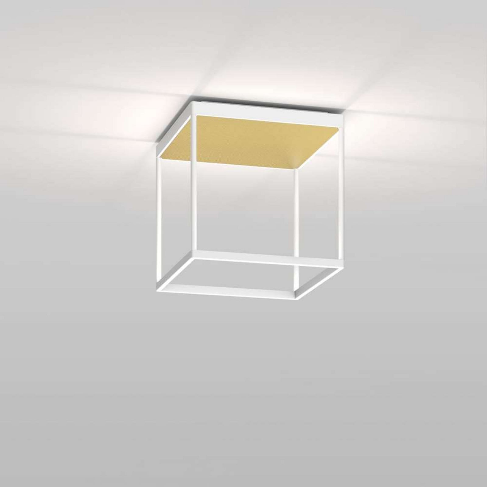 Reflex 2 LED-loftlampe, guld/hvid, 30 cm Serien Lighting - Stue - Aluminium