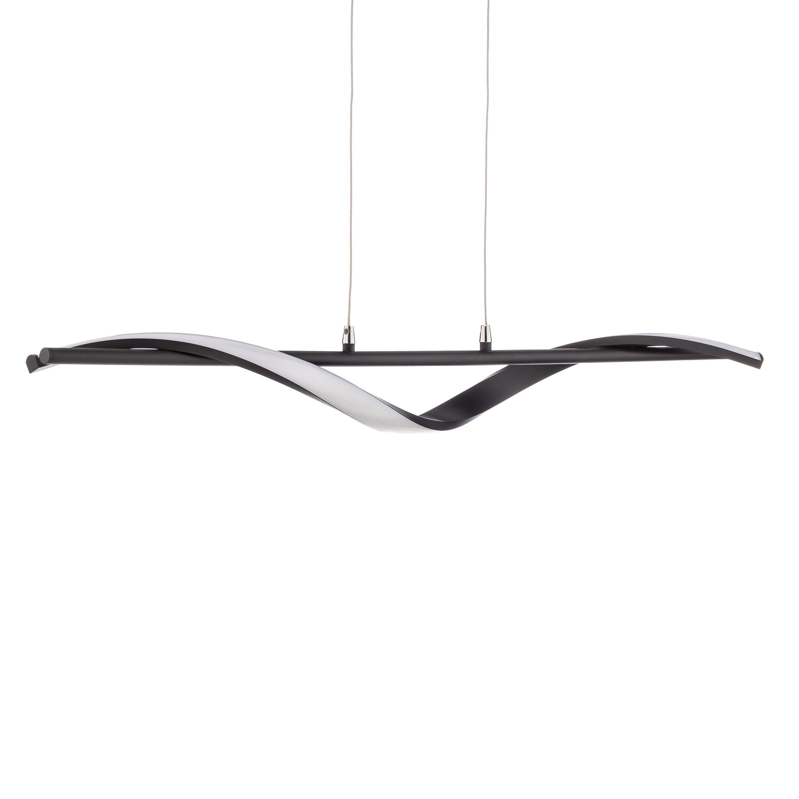 Lindby Munja suspension LED dimmable noir sable