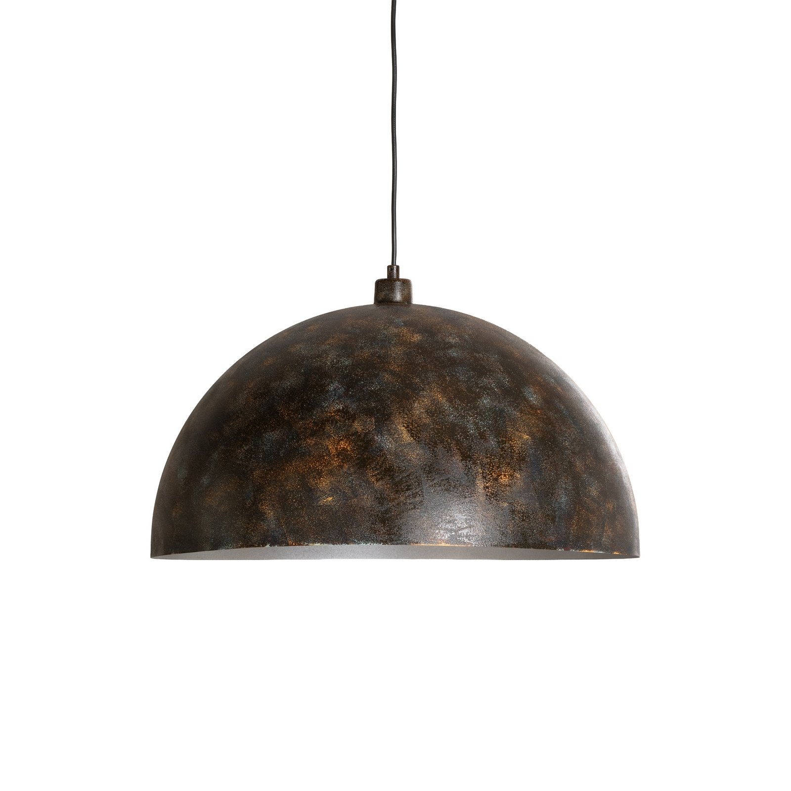 Berceste pendant light, Ø 60 cm, aged brass, metal