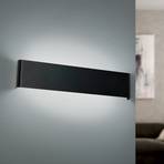 Candeeiro de parede LED de realce com luz ascendente/descendente, preto